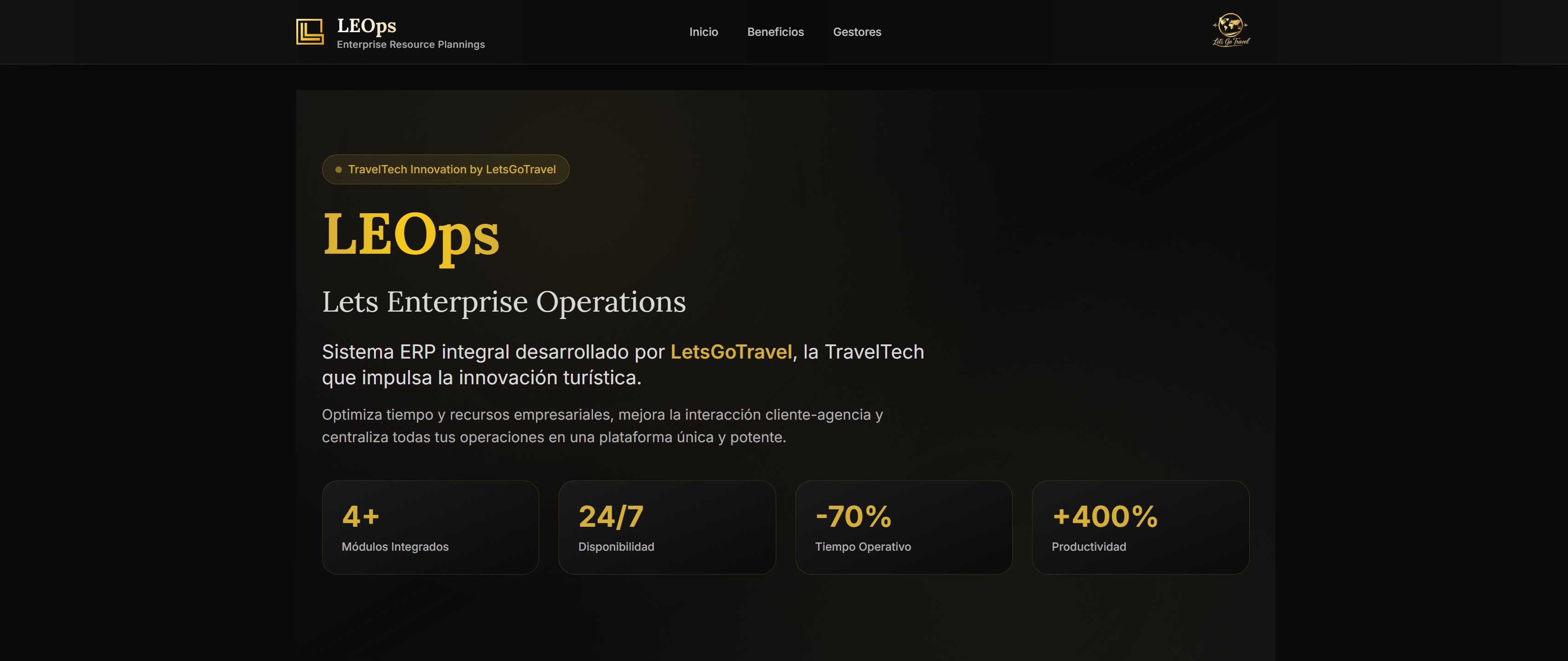 LEOps – Travel ERP SaaS